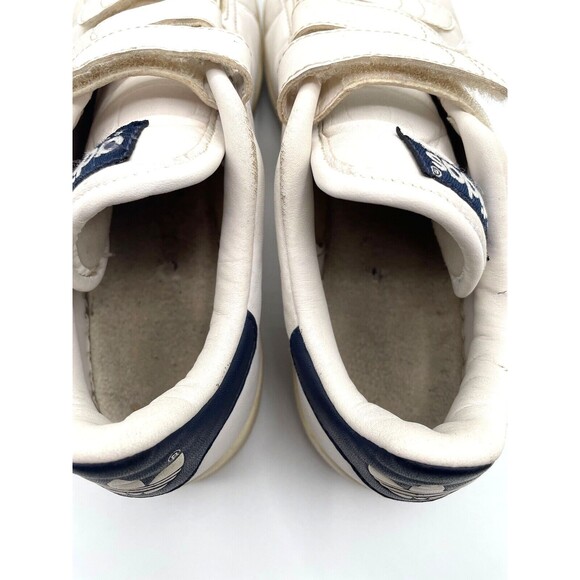 adidas Originals Stan Smith White Navy TREFOIL Sneakers 2008 Women’s Size 7 RARE - Picture 10 of 10